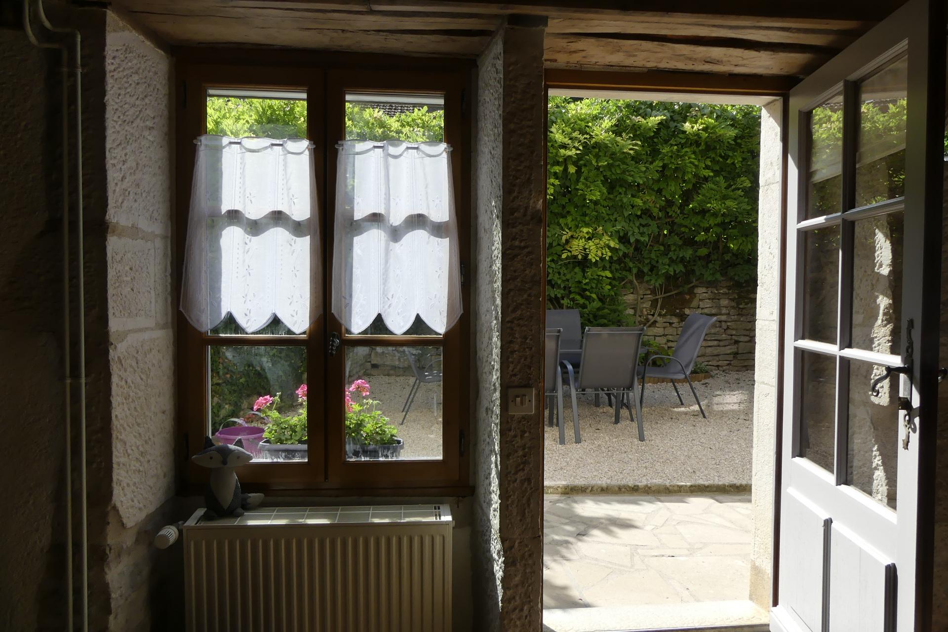 Vue sur la cour de l'intérieur